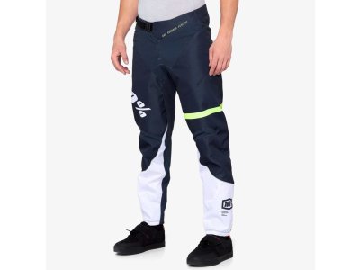 100% R-CORE-X DH PANTS DARK BLUE-WHITE kalhoty