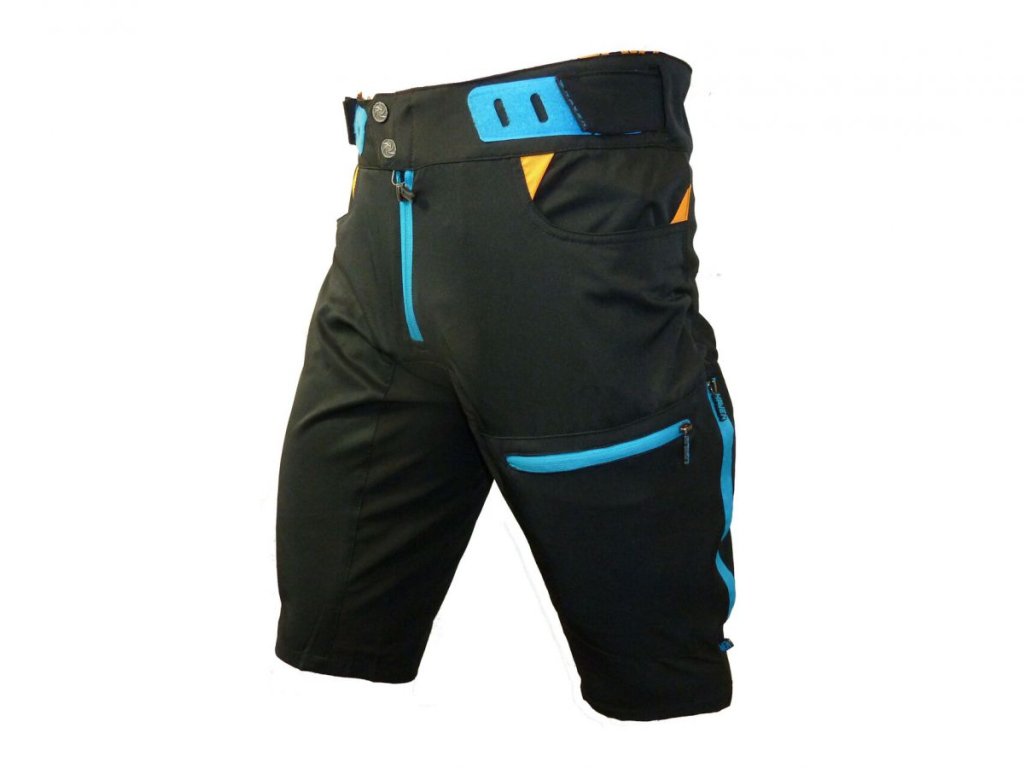 Haven Singletrail kraťasy bike shorts black-blue