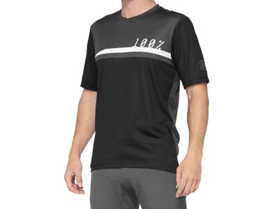 dres 100% AIRMATIC JERSEY BLACK/CHARCOAL