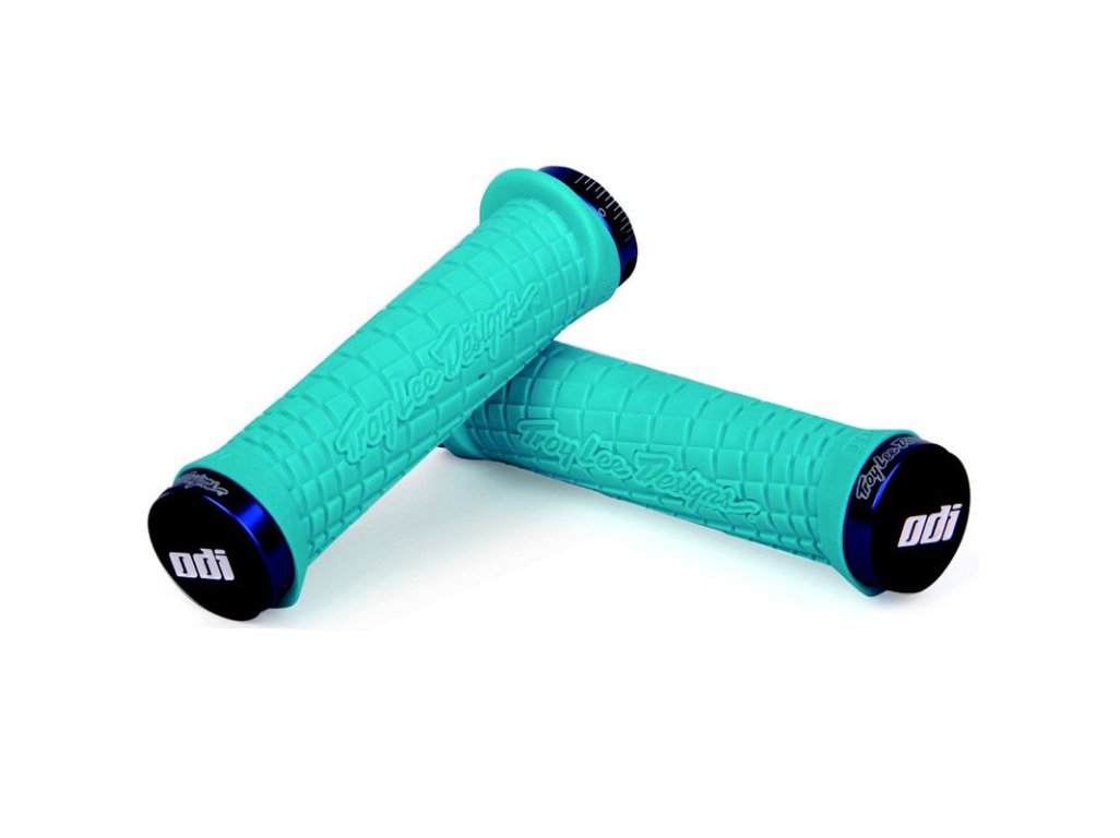 Gripy MTB ODI Troy Lee Designs Lock-On bonus pack Aqua