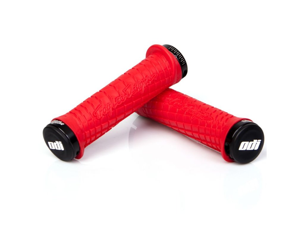 Gripy MTB ODI Troy Lee Designs Lock-On bonus pack Red