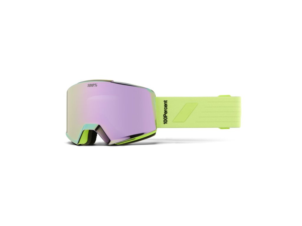 NORG HiPER Goggle - Acid Snow/Lavender - Mirror Lavender Lens