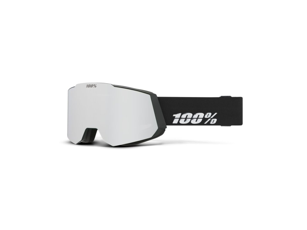 SNOWCRAFT HiPER Goggle - Black/Silver - Mirror Silver Lens