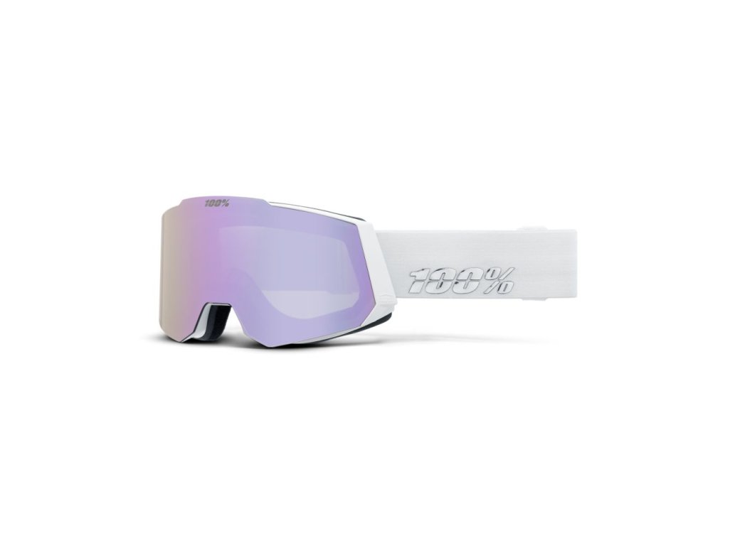 SNOWCRAFT HiPER Goggle - White/Lavender - Mirror Lavender Lens