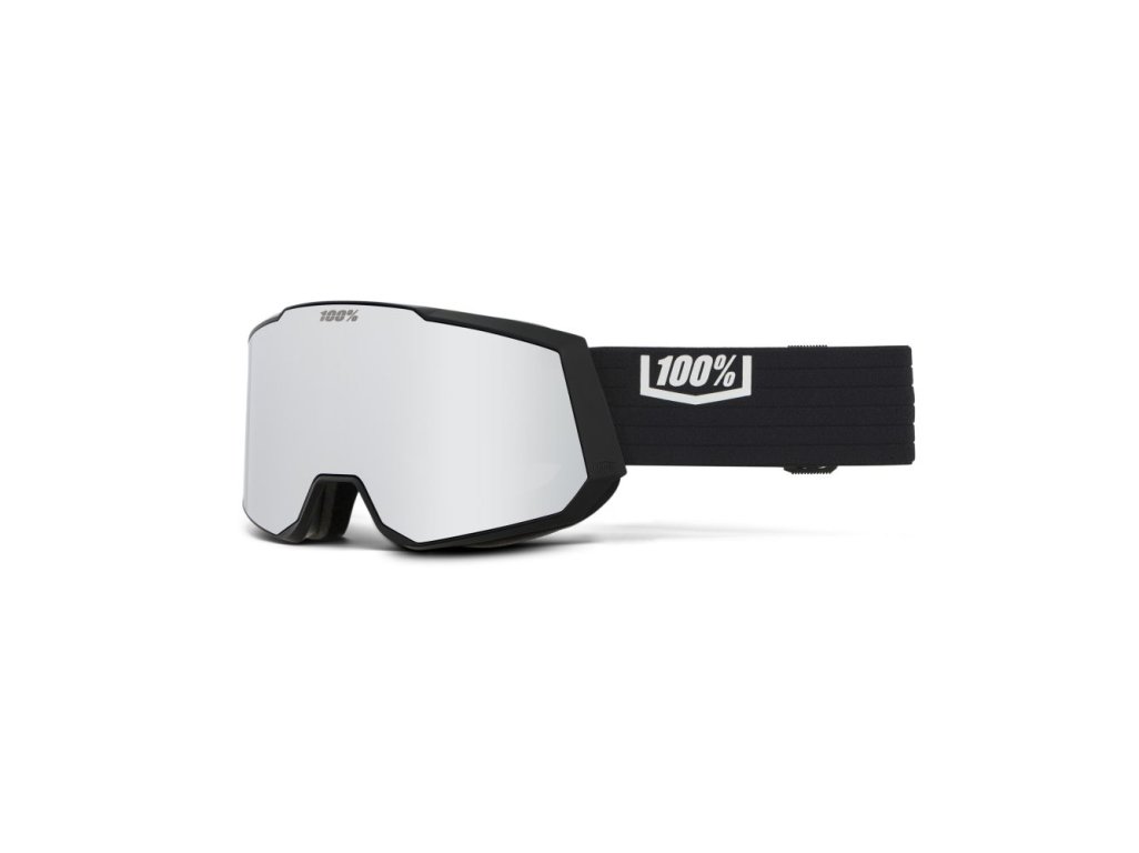 SNOWCRAFT XL HiPER Goggle - Black/Silver - Mirror Silver Lens