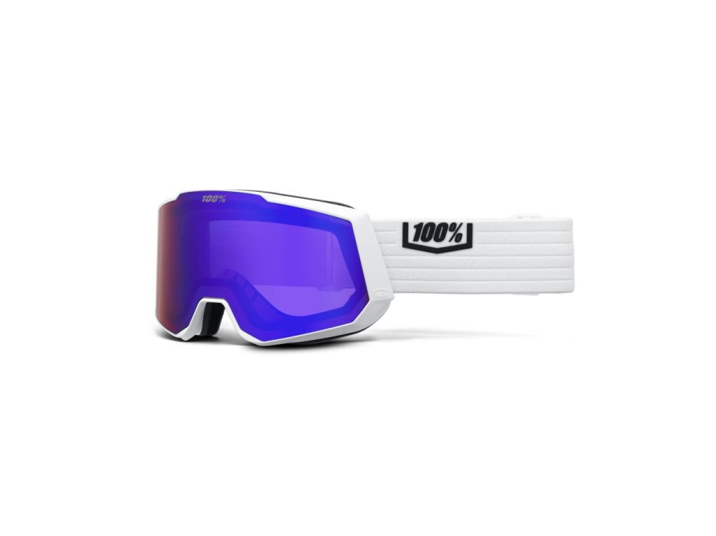 SNOWCRAFT XL HiPER Goggle - White/Violet - Mirror Violet Lens