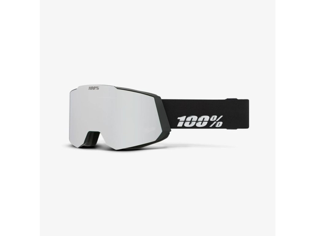 SNOWCRAFT S HiPER Goggle Black/Silver - Mirror Silver Lens